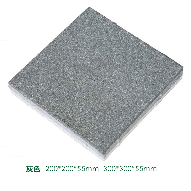 陶瓷透水砖-灰色（方形）